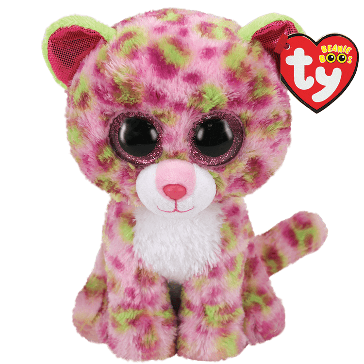 TY-Beanie Boo's - Lainey the Leopard-36312-6" Small-Legacy Toys